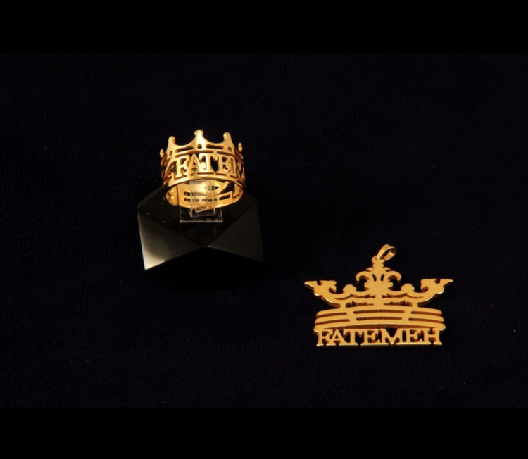 ست انگشتر با گردنبند